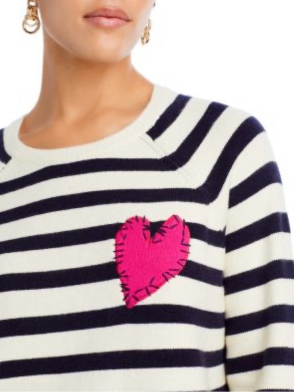 Aqua xKerri Rosenthal Heart Patch
Sweater - 100% Exclusive Bloomingdale’s - NWOT